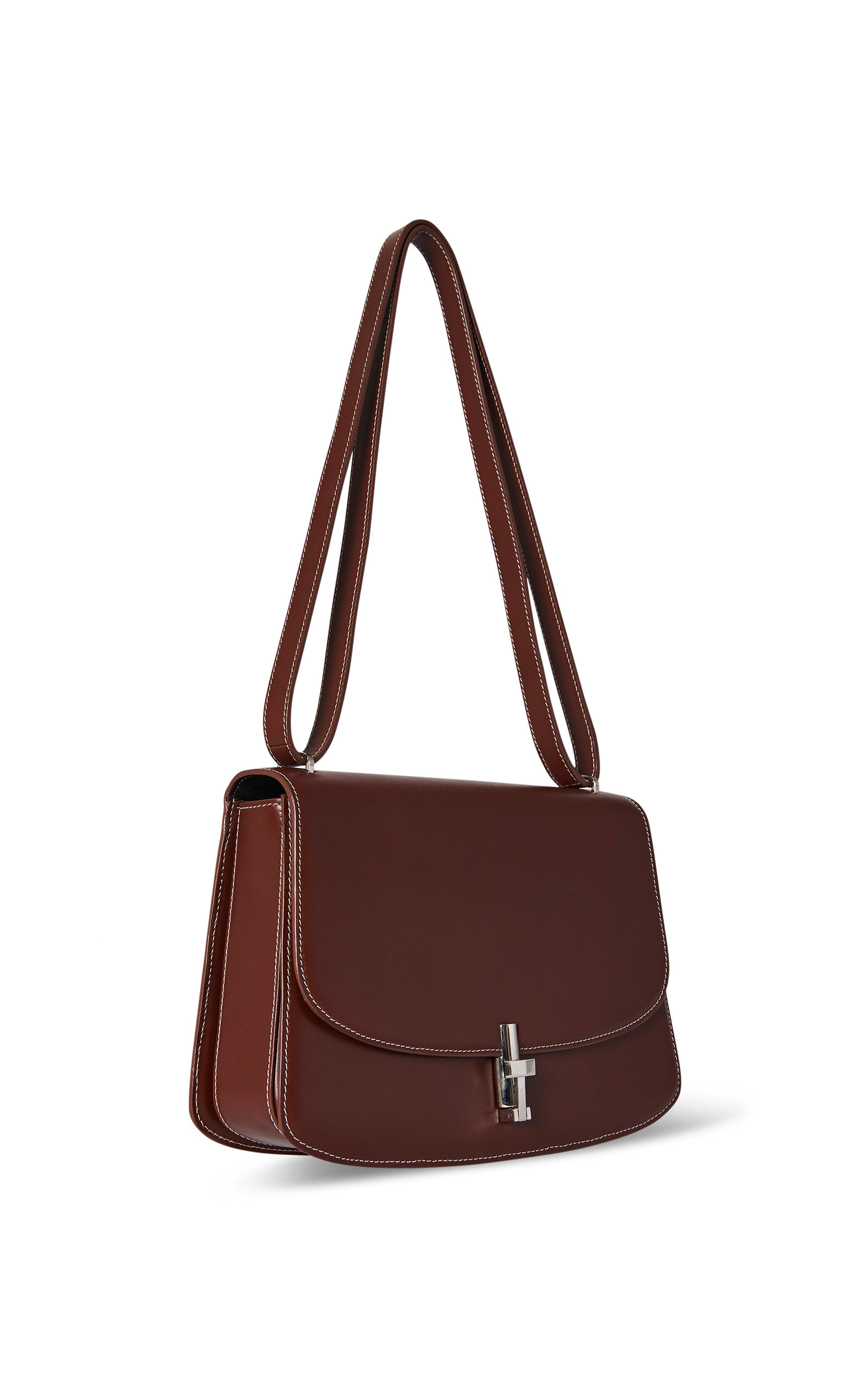 Sofia 10 Leather Shoulder Bag brown - 3