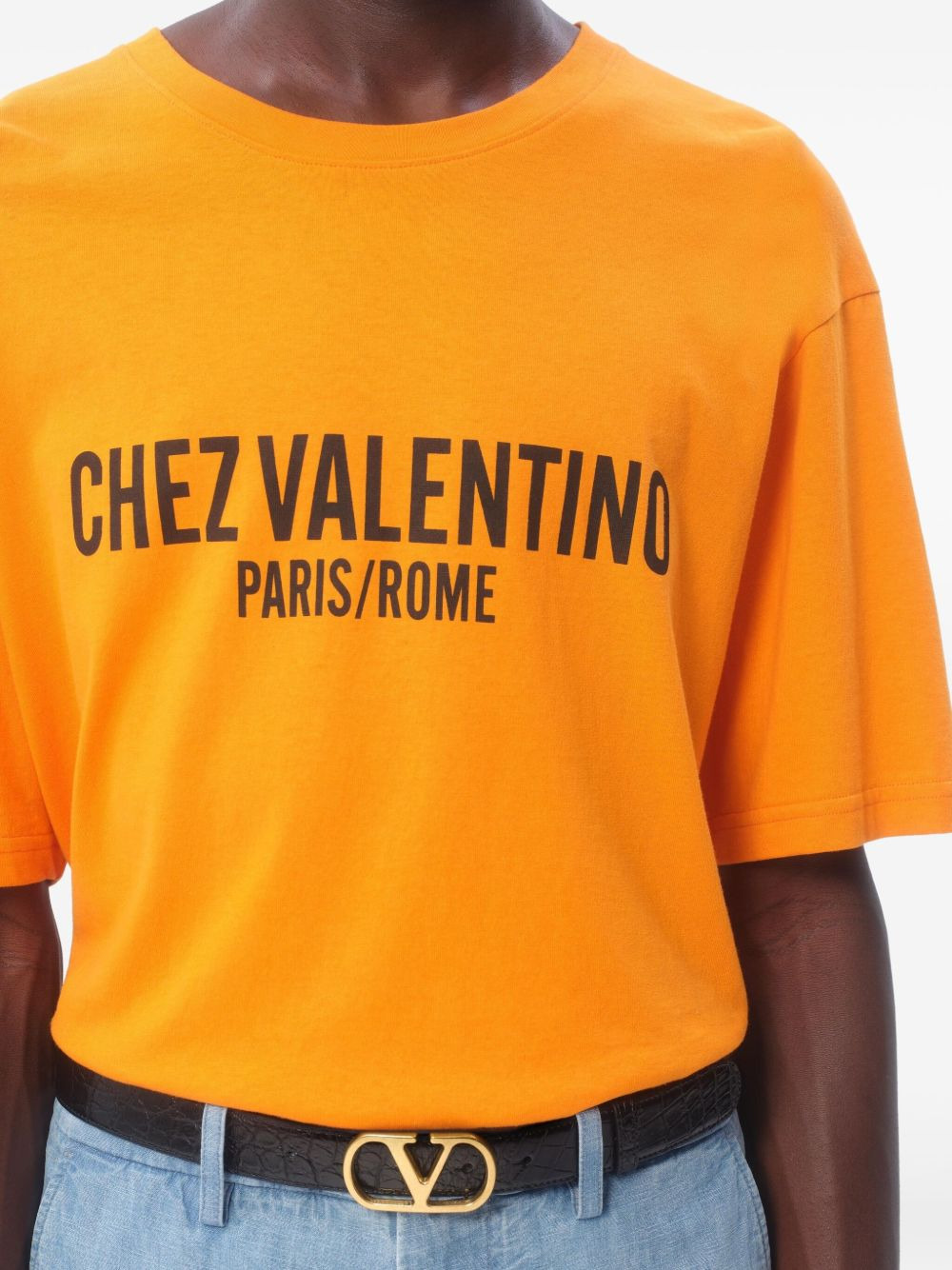 logo-print cotton t-shirt - 5