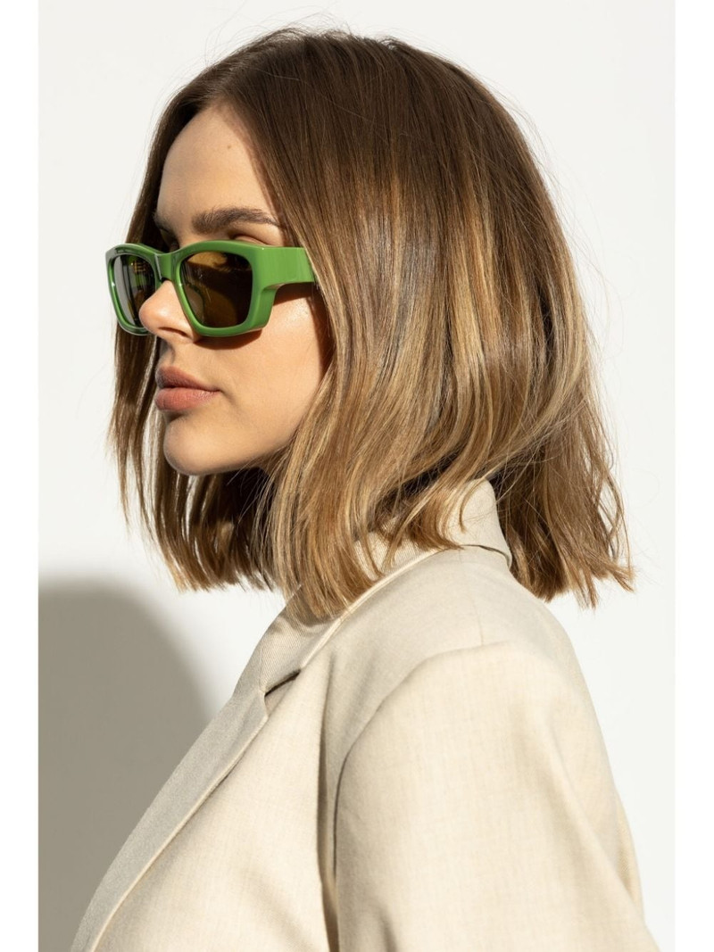 JACQUEMUS x Linda Farrow Les Lunettes Meridiano sunglasses rectangle-frame sunglasses outlook