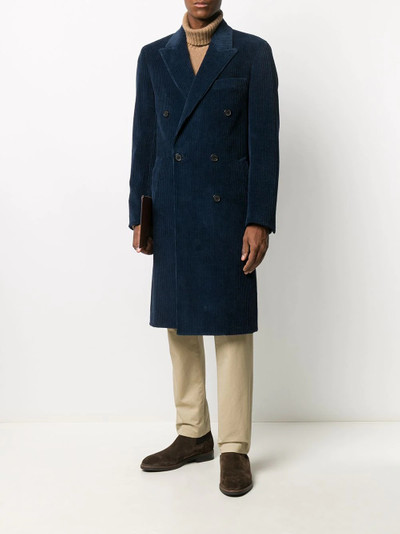 Paul Smith double-breasted corduroy coat outlook