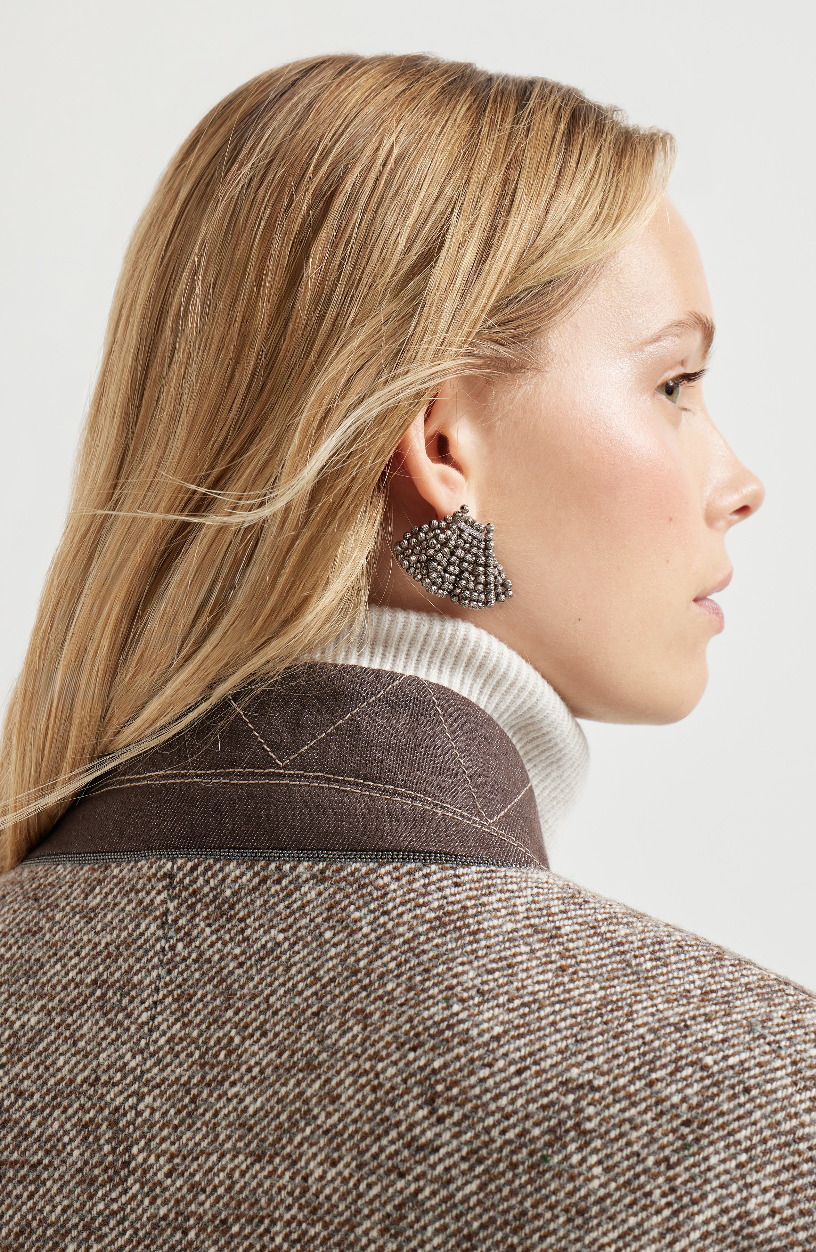 Brunello Cucinelli Coat with monili in Brown at Nordstrom - 4