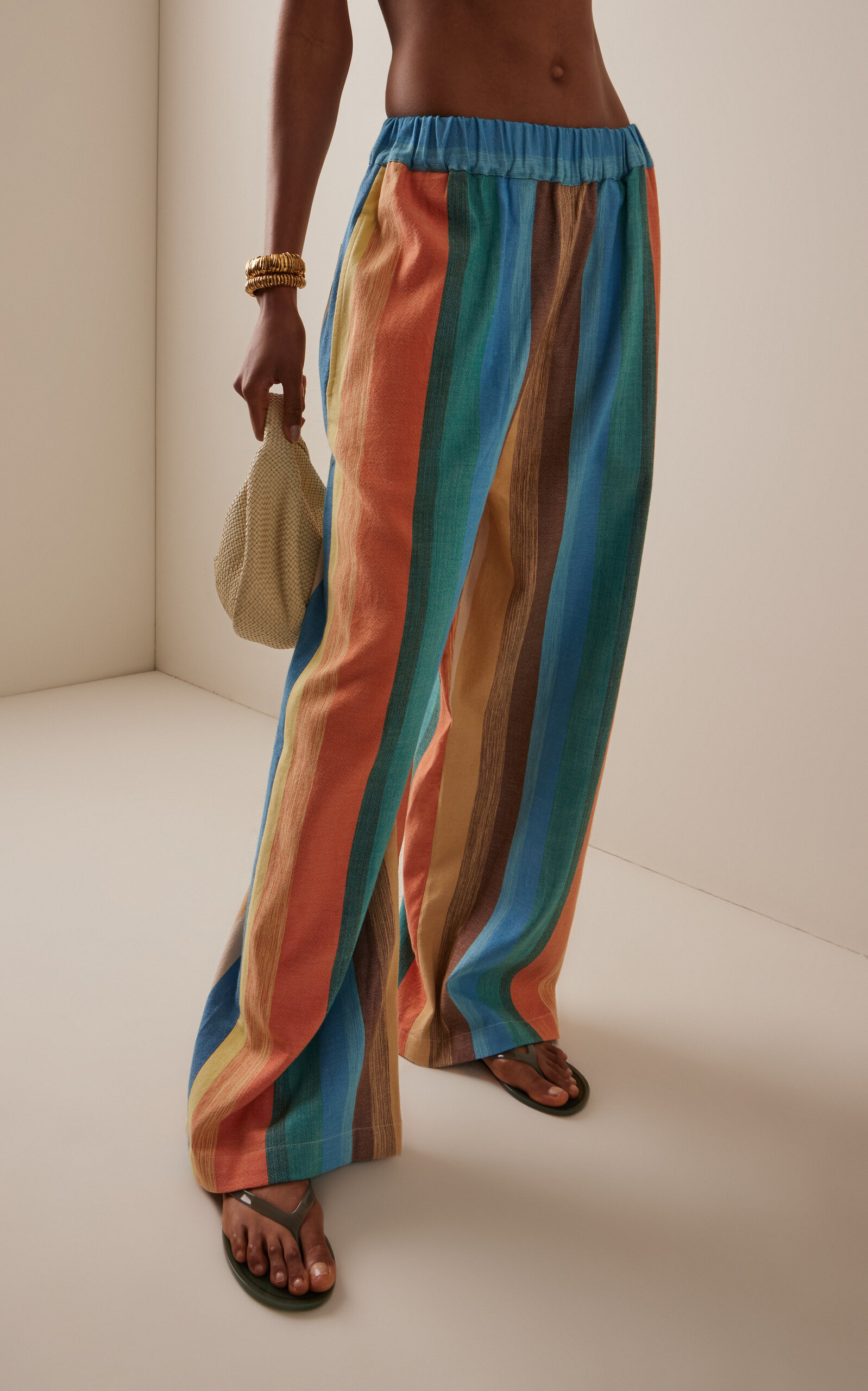 Exclusive Riviera The Palazzo Striped Chambray Pants multi - 5