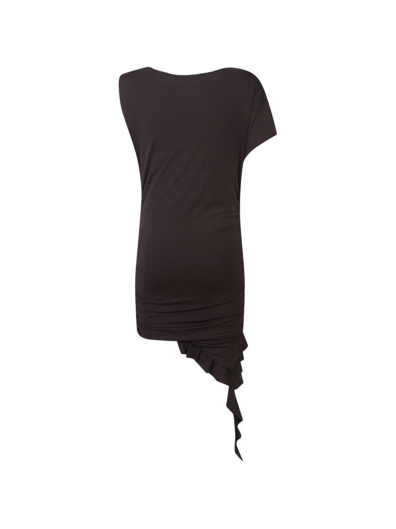 PINKO ruffled-hem mini dress outlook