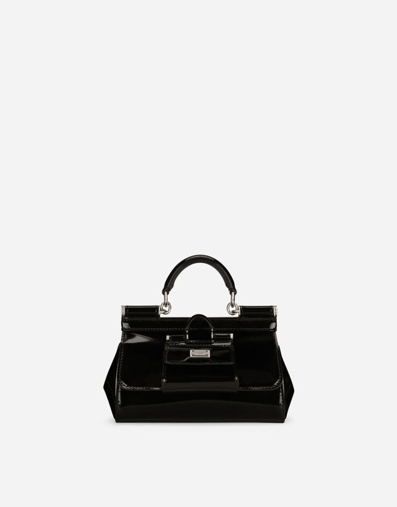 Small Sicily bag in polished calfskin with coin pocket 1