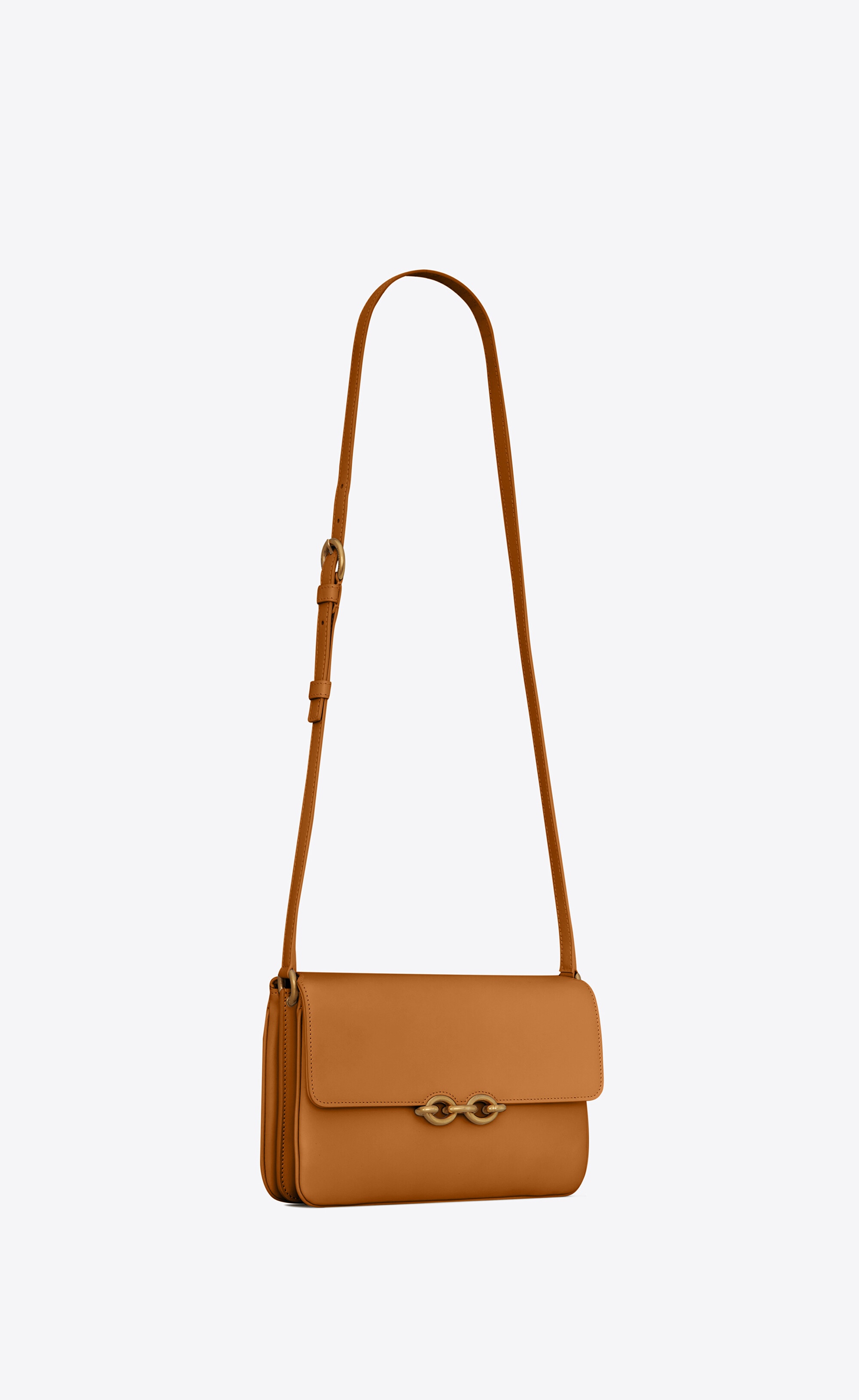 le maillon satchel in smooth leather - 5