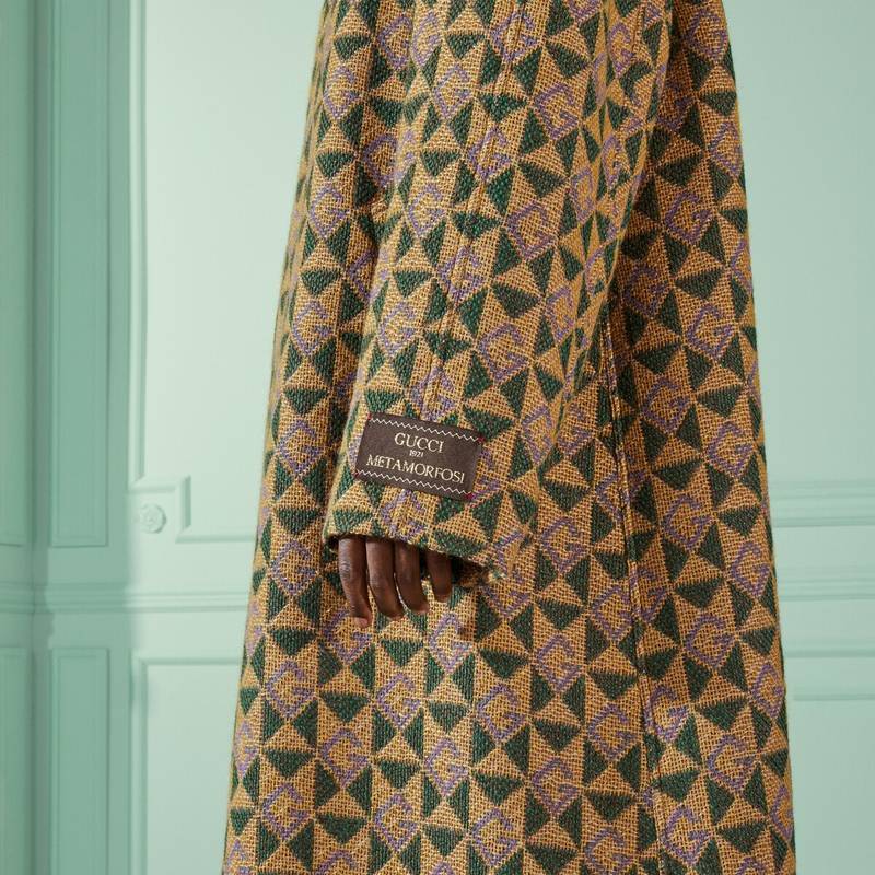 G rhombi wool coat 4