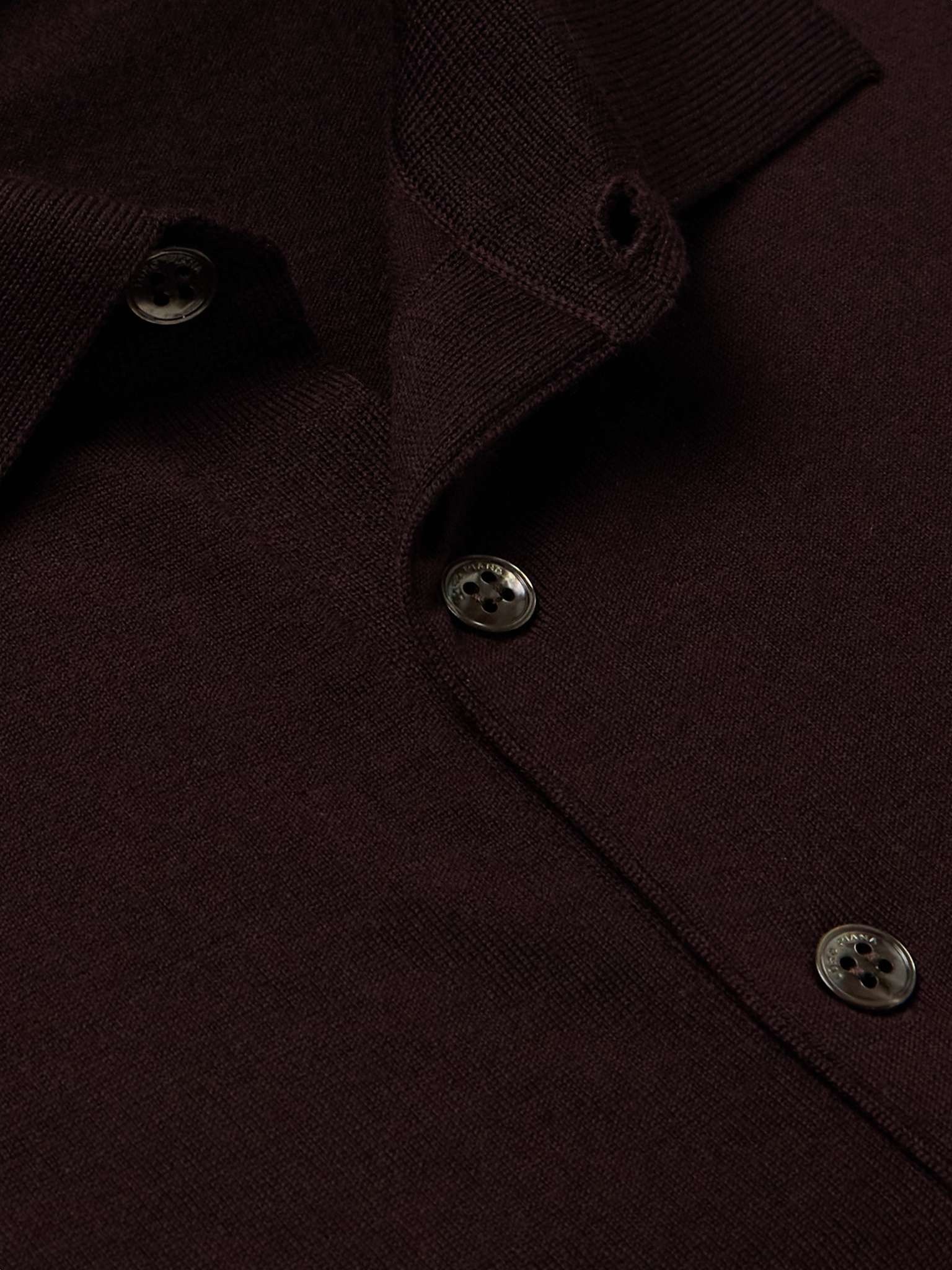 Slim-Fit Wish Virgin Wool Polo Shirt - 4