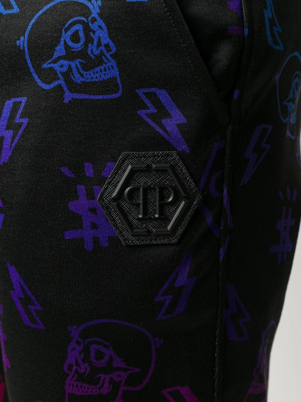 skull-print jogging trousers - 5