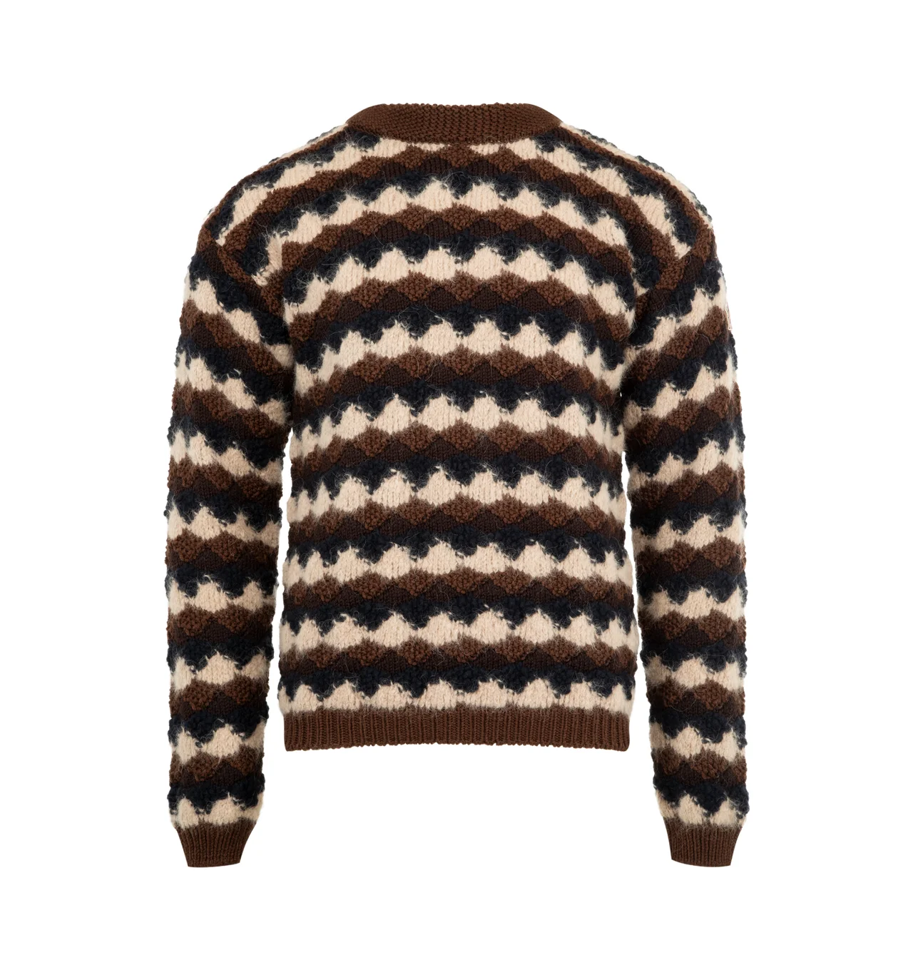 GEOMETRIC JACQUARD SWEATER - 1
