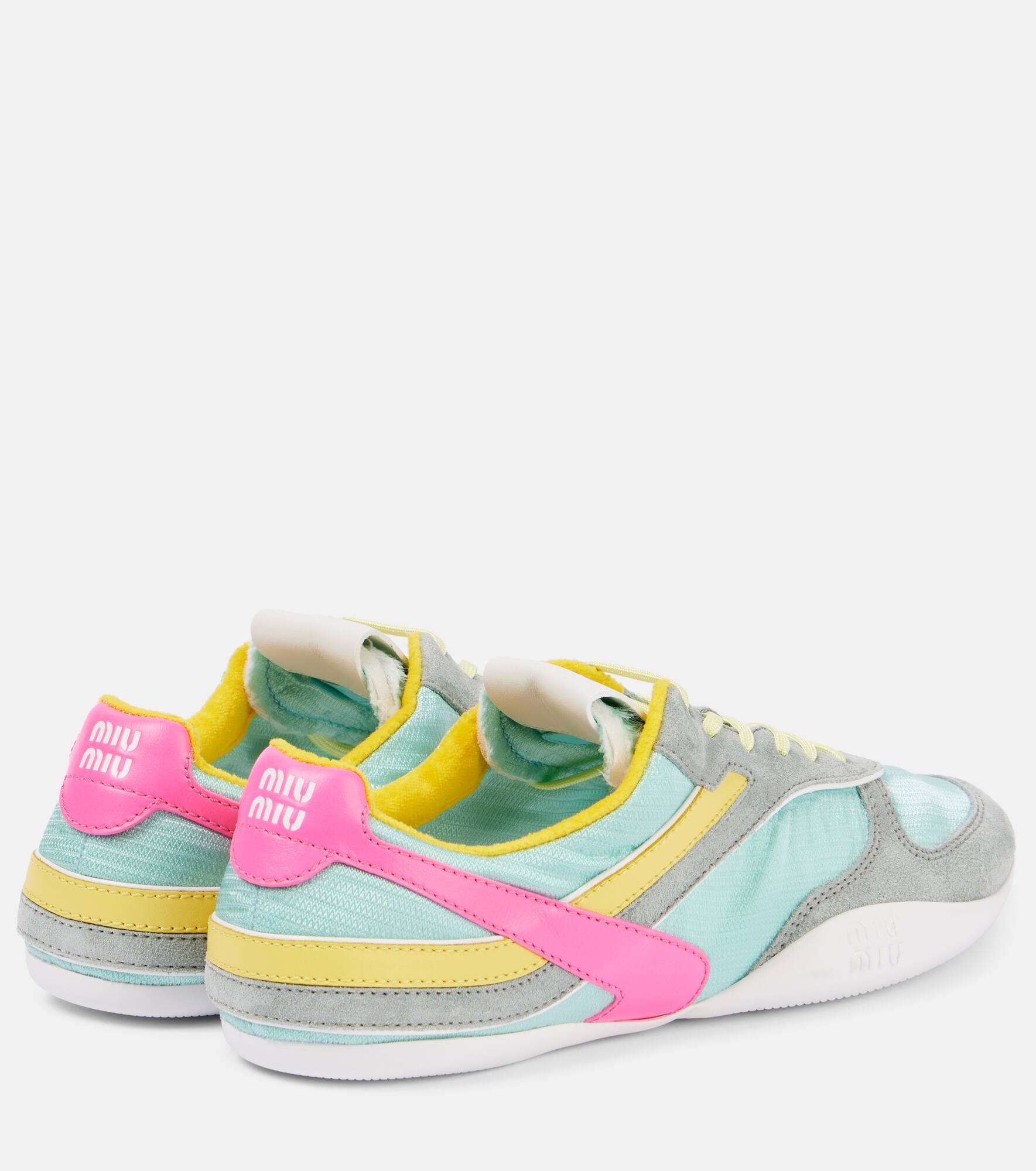 Gymnasium suede and technical sneakers - 2