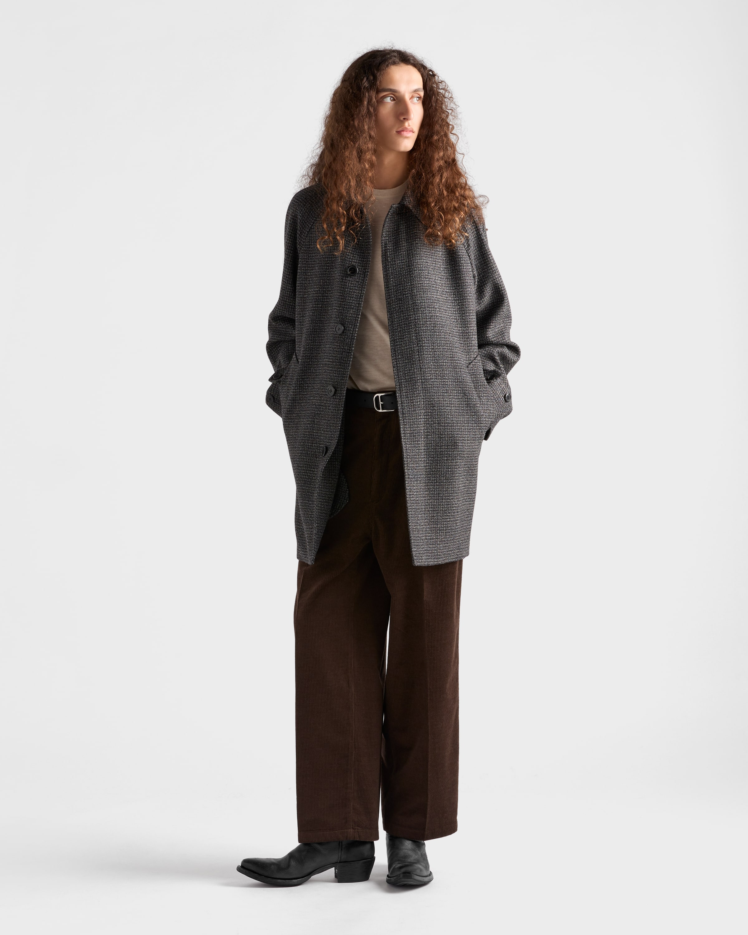 Cashmere and cotton corduroy pants - 2