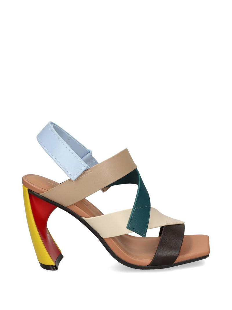 Juma Straps Hi colour-blocking crossover sandals 1