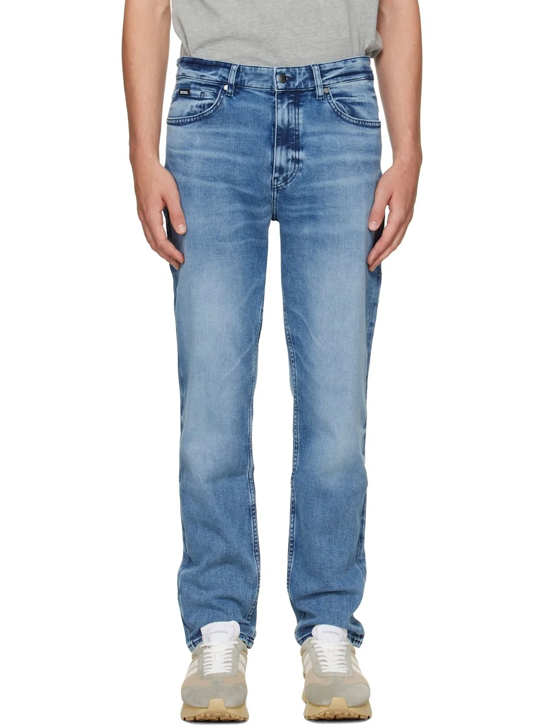 Blue Faded Jeans - 1