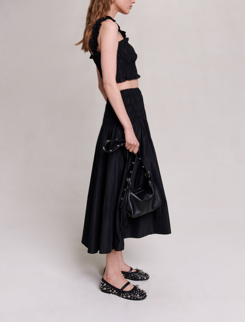 Smocked maxi skirt 3