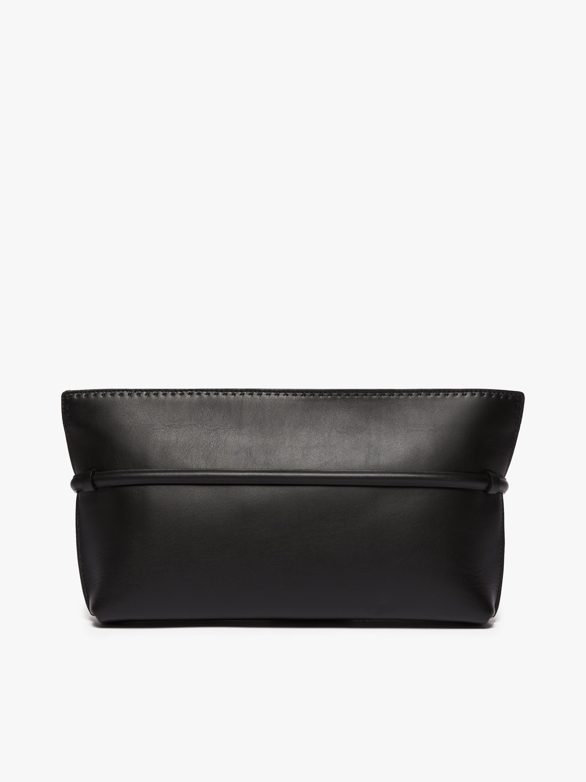 DT★Max Mara★archetipo レザークラッチバッグ Max Mara ARCHETIPO5 Leather Archetipo clutch with wristband