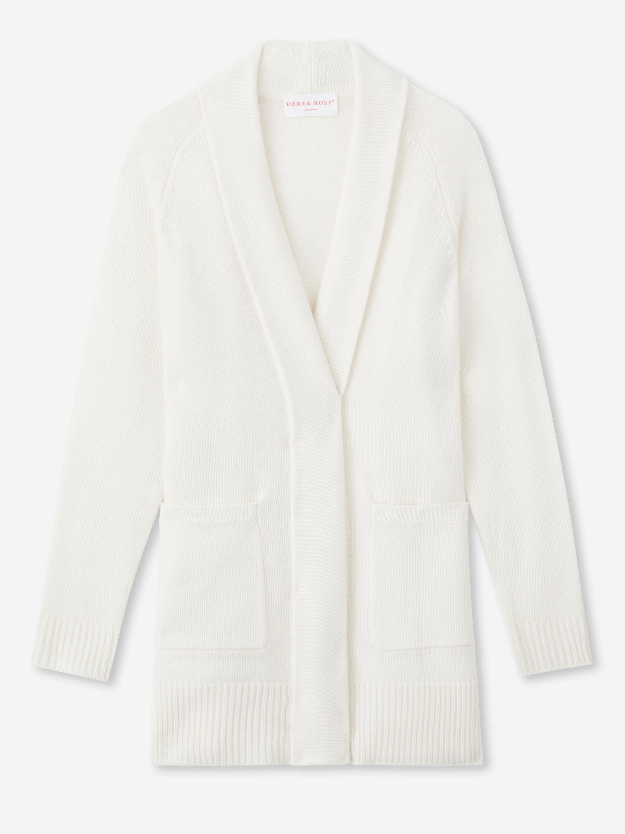 Women's Cardigan Nina Cashmere White - 6