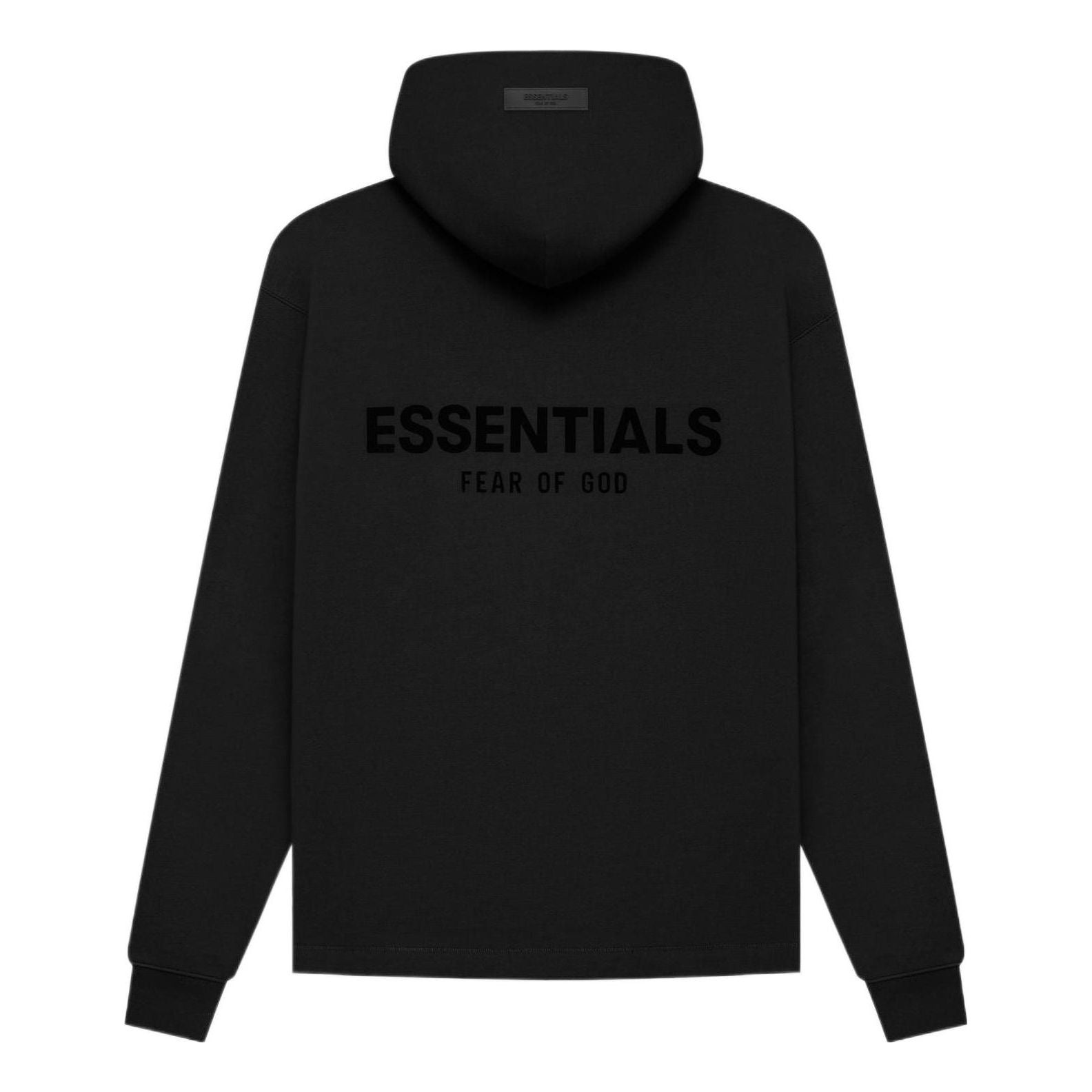 Fear of God Essentials SS22 Relaxed Stretch Limo Hoodie 'Black' FOG-SS22-334 - 3