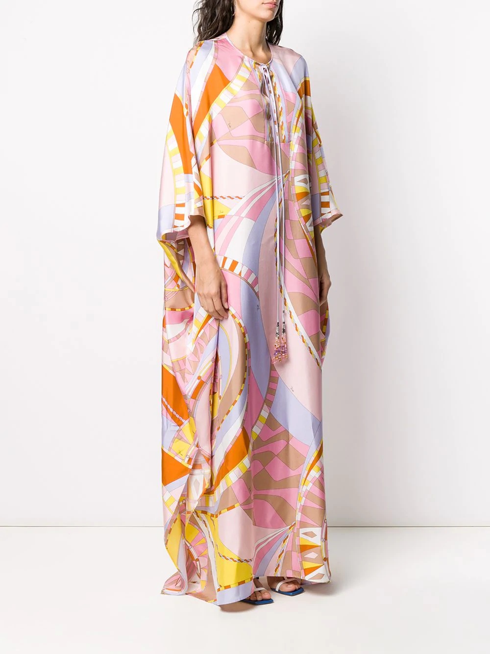 long silk kaftan - 3