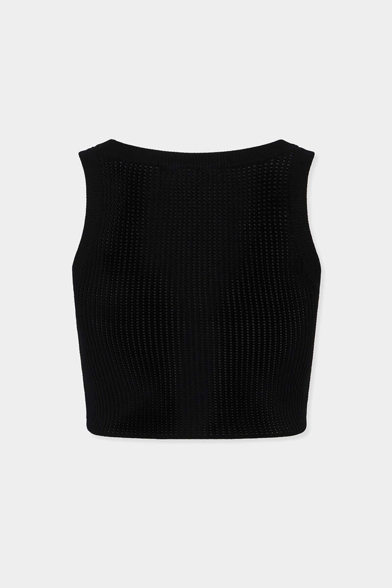 DSQUARED2 D2 UPSIDE DOWN KNIT TOP outlook