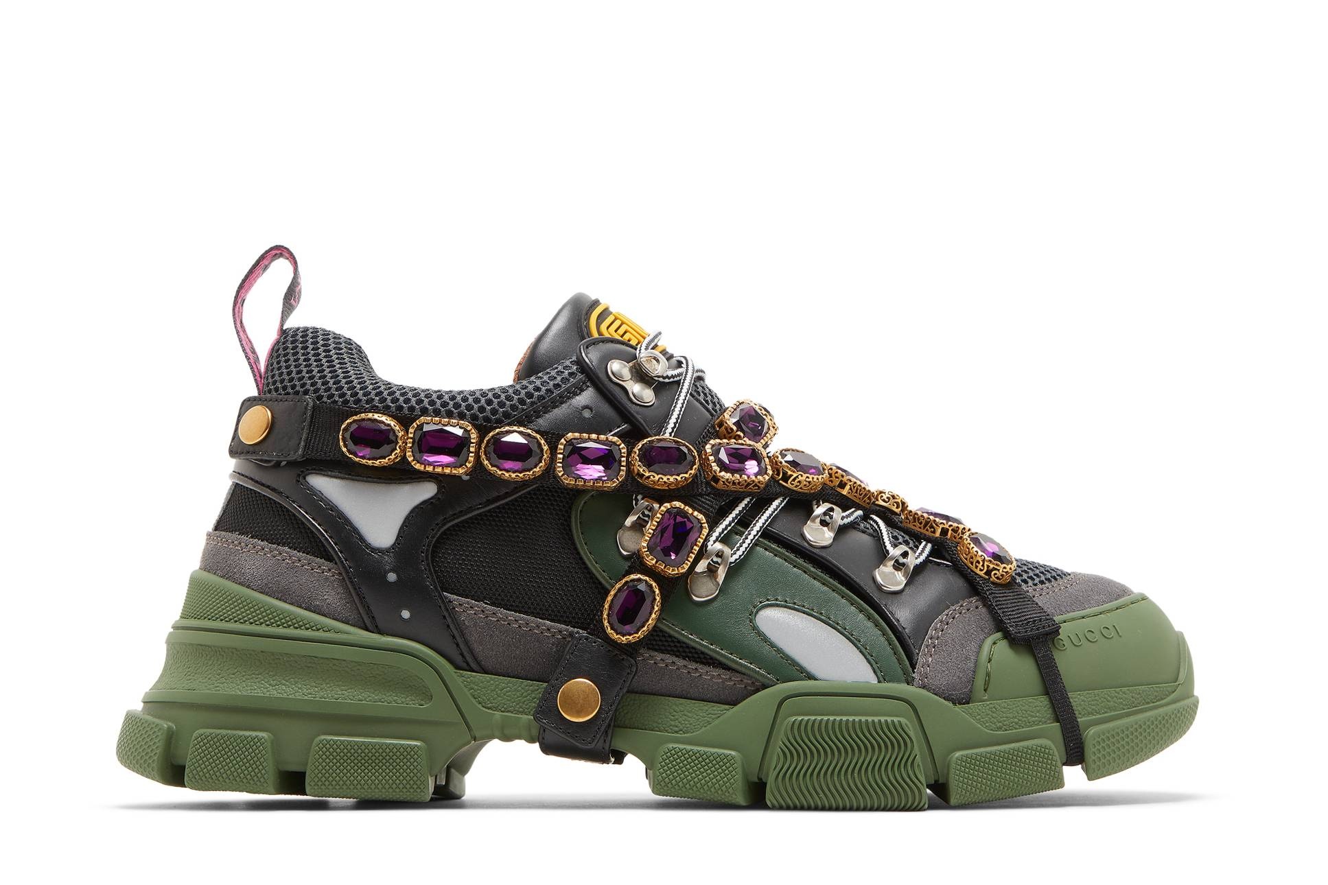 Gucci Flashtrek 'Green Crystals' - 1