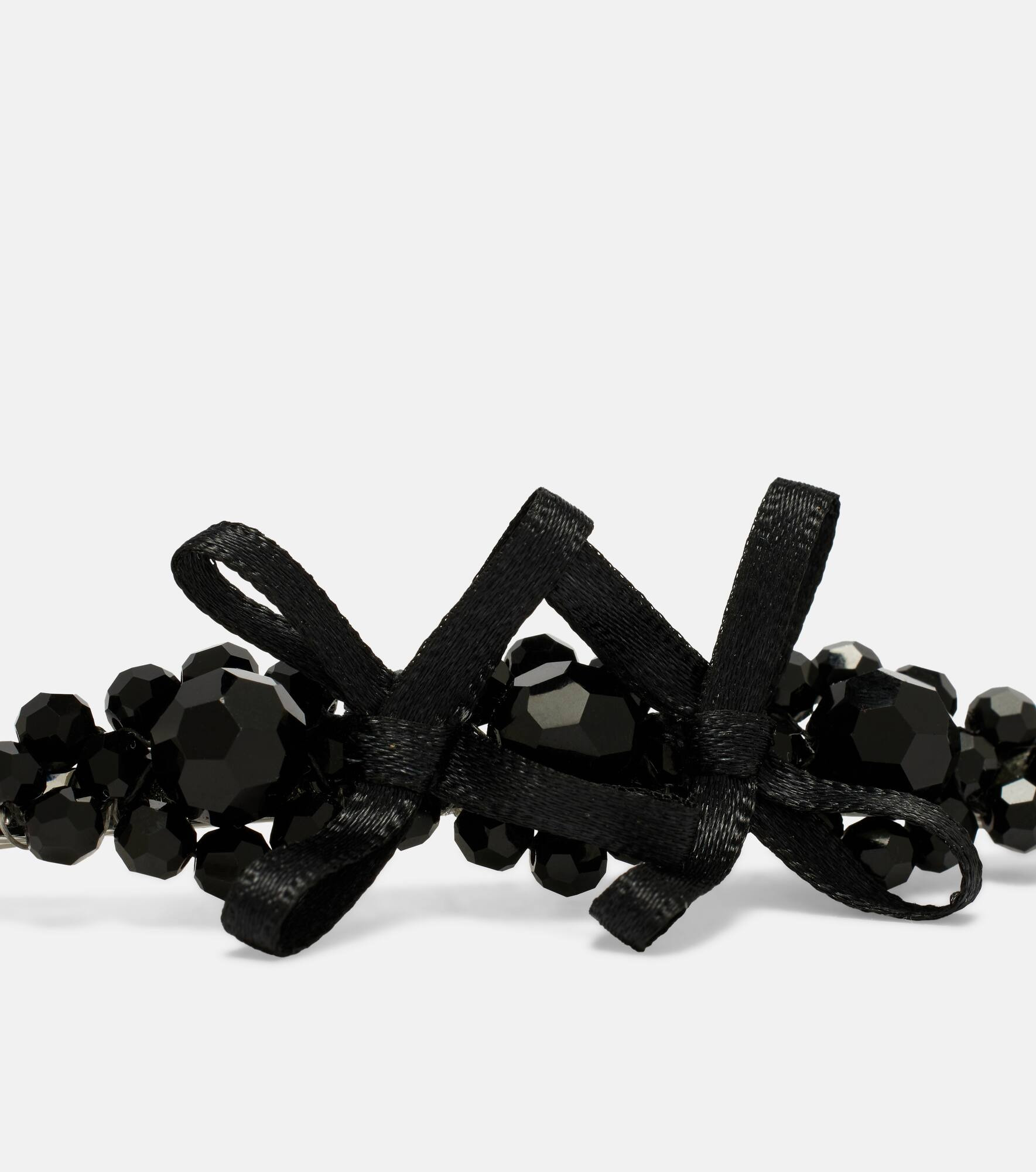 Crystal-embellished hair clip - 3