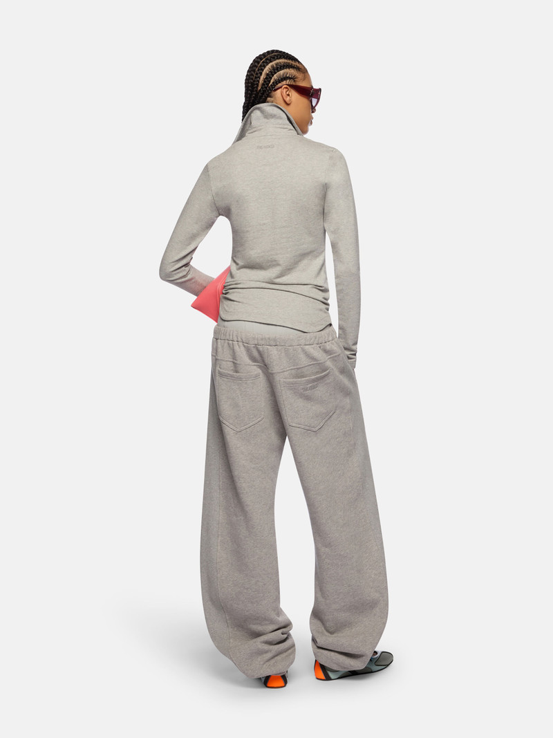 MELANGE GREY LONG PANT 3