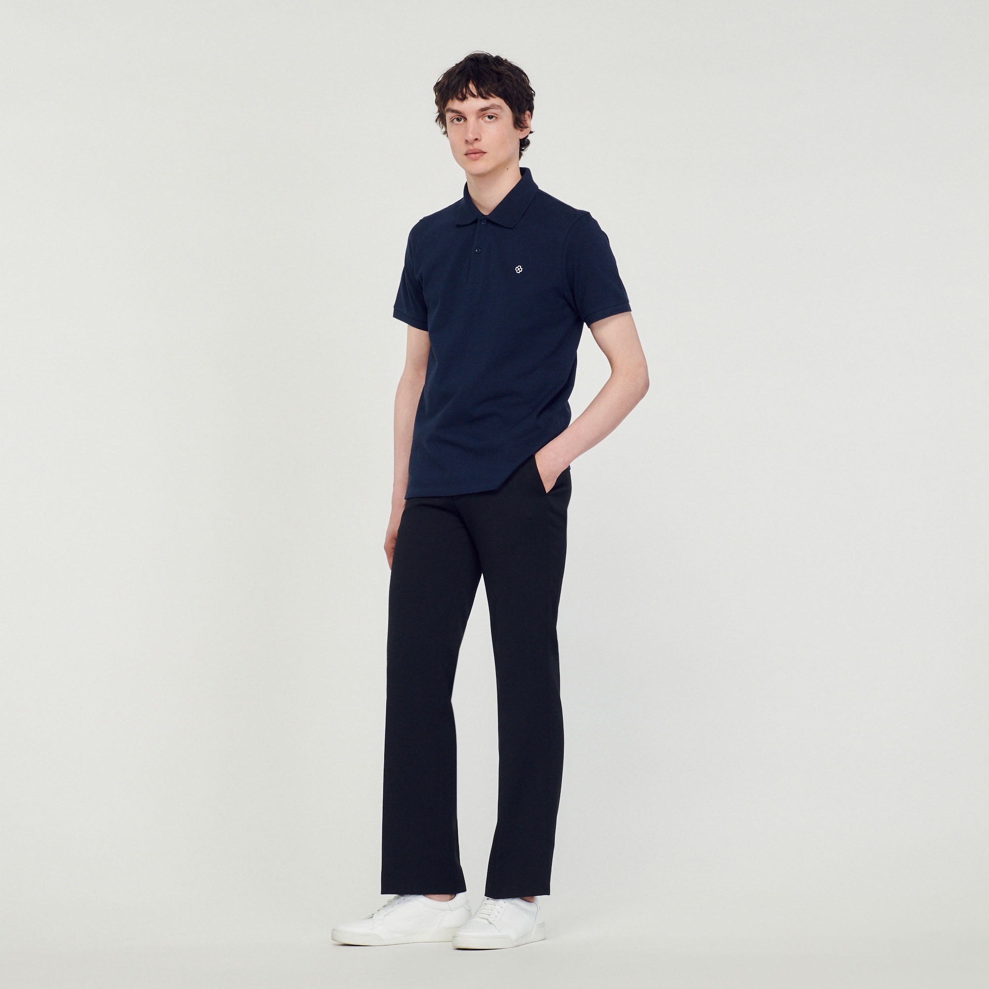 Polo shirt with Square Cross patch - 2