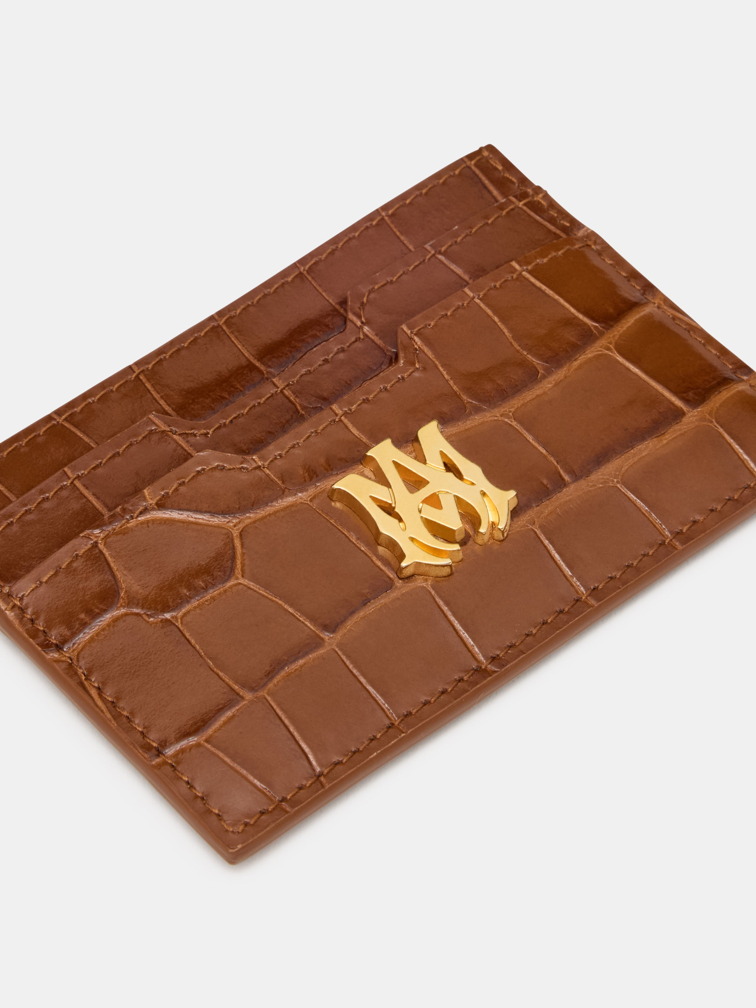 CROC EMBOSSED CARD HOLDER - 3