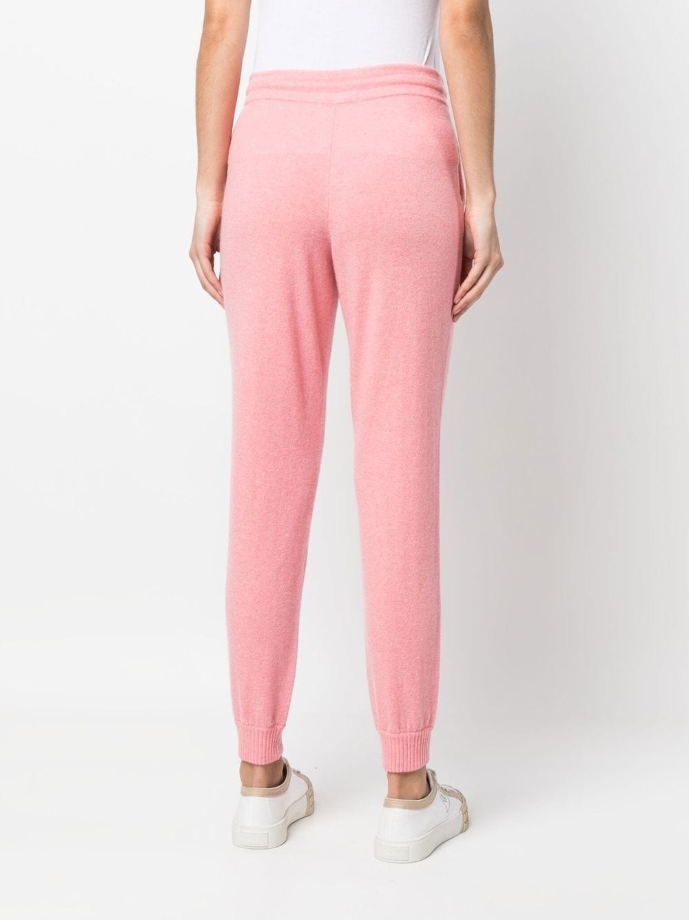 embroidered-logo cashmere track-pants - 4