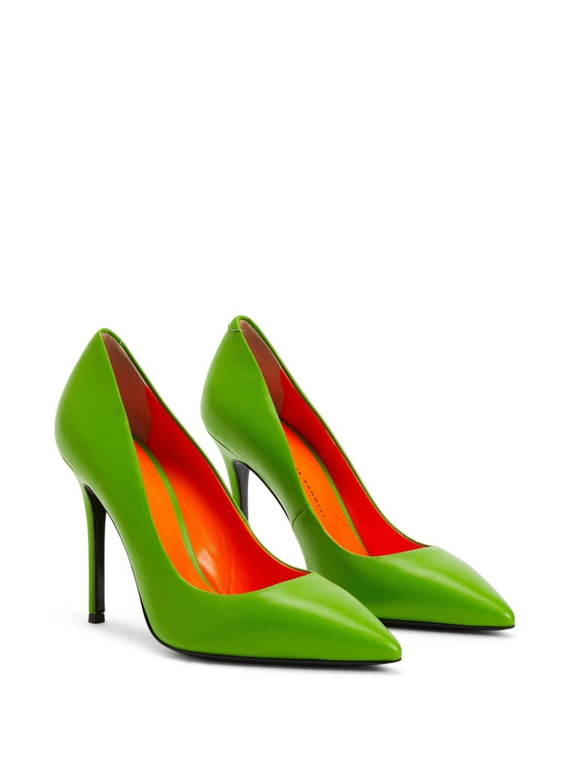 Giuseppe Zanotti Lucrezia 105mm leather pumps outlook
