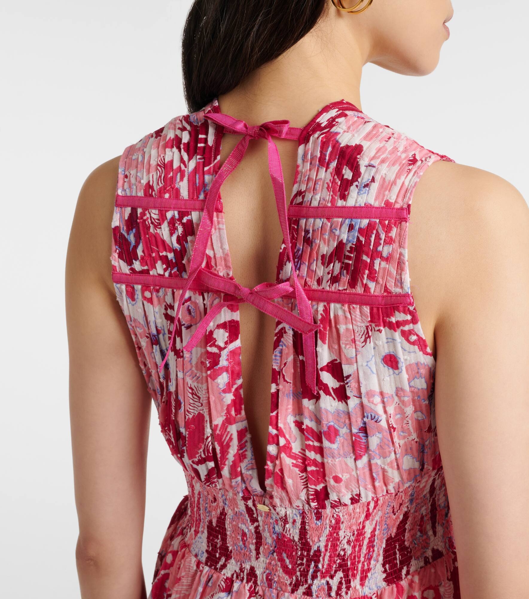 Chiara floral cotton maxi dress - 6