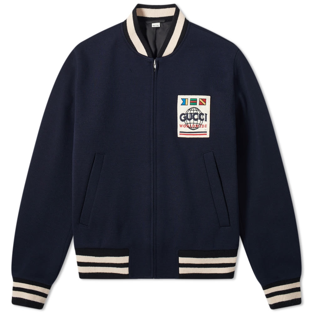 Gucci Nautical Logo Zip Bomber Jacket - 1