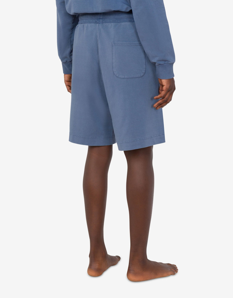 Moschino PIECE-DYED COTTON SHORTS outlook