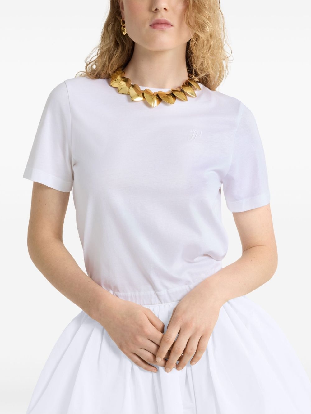 open-back T-shirt - 4
