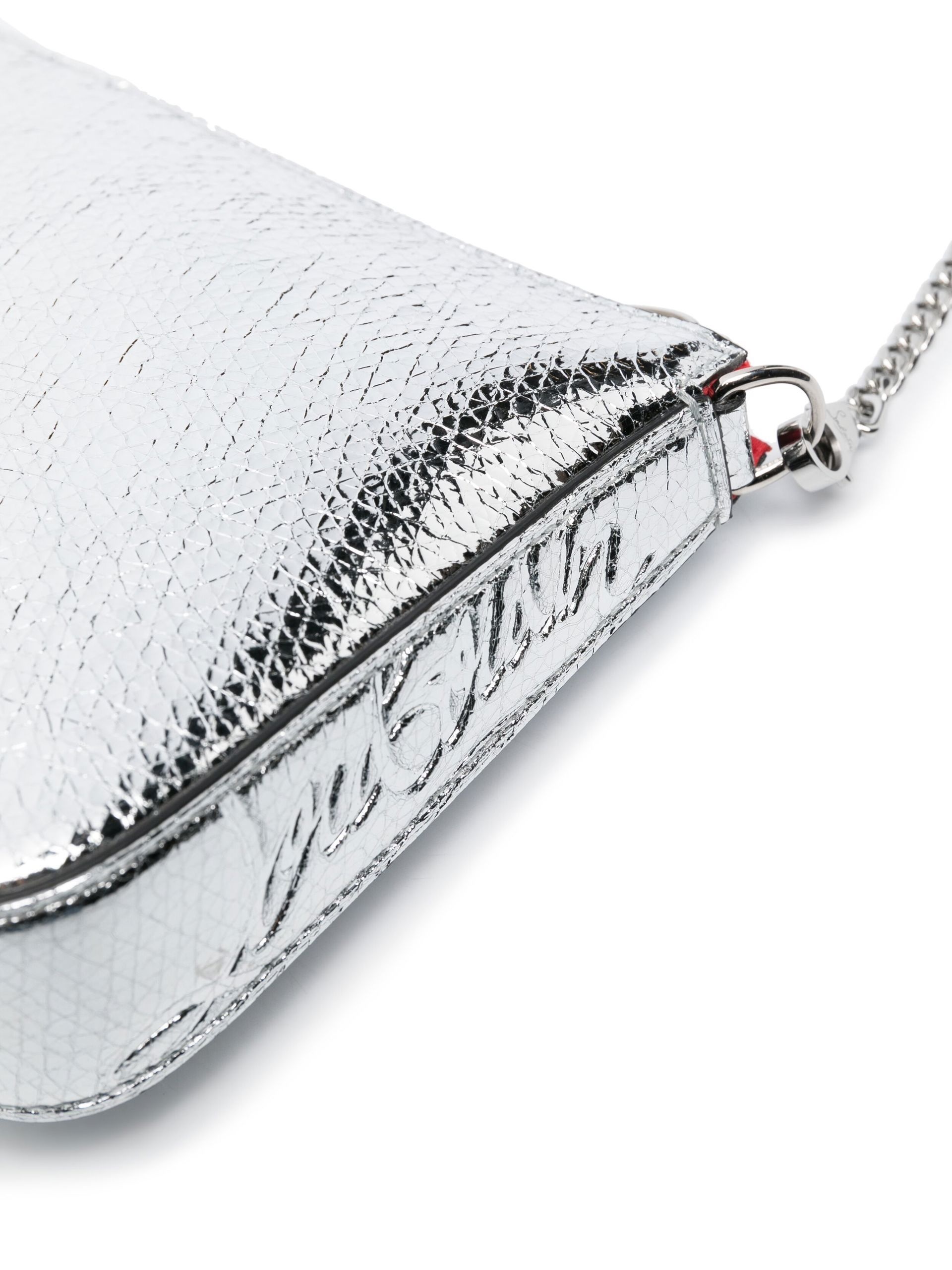 Silver Loubila Leather Mini Bag - 4