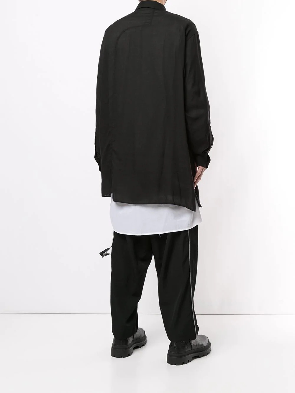 oversized long-sleeve shirt - 4