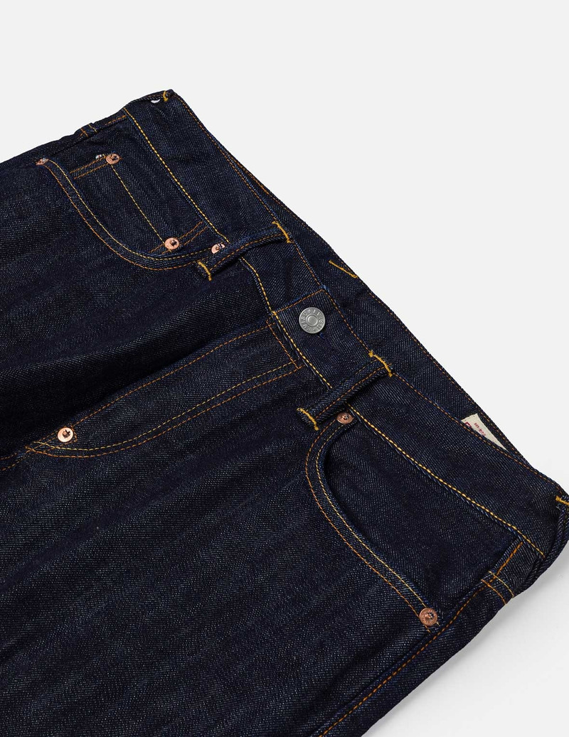 Seagull and Logo Brocade Appliqué Carrot Fit Jeans #2017 7