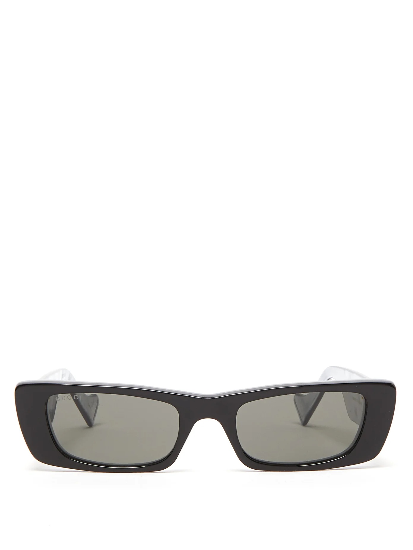 GG rectangle acetate sunglasses - 1