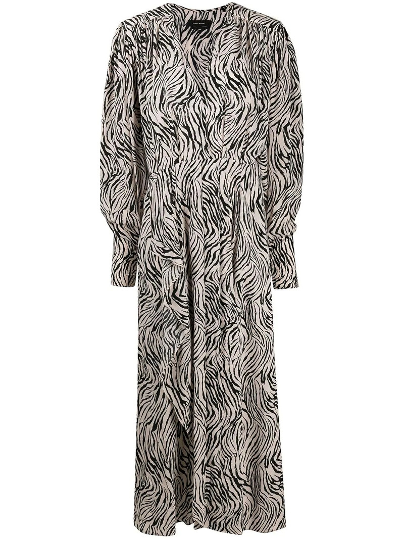 zebra-print dress 1
