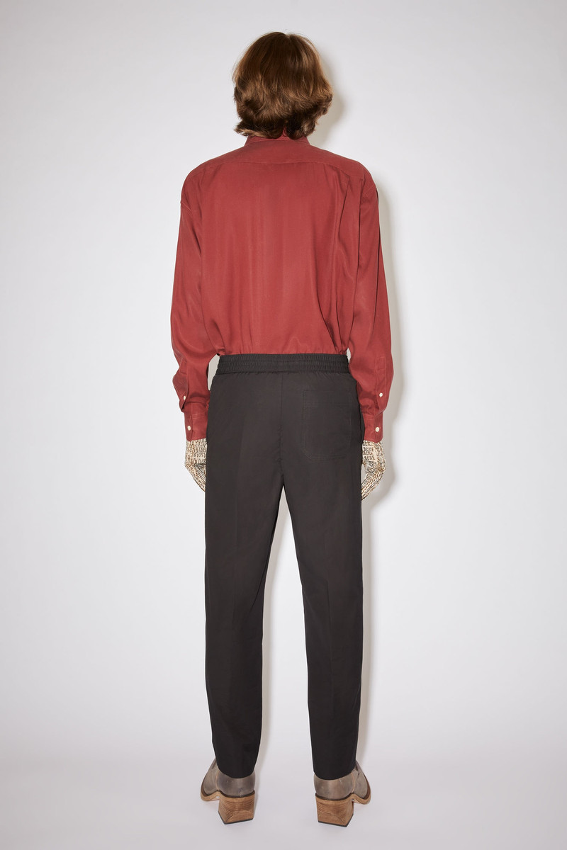 Drawstring trousers - Black 3