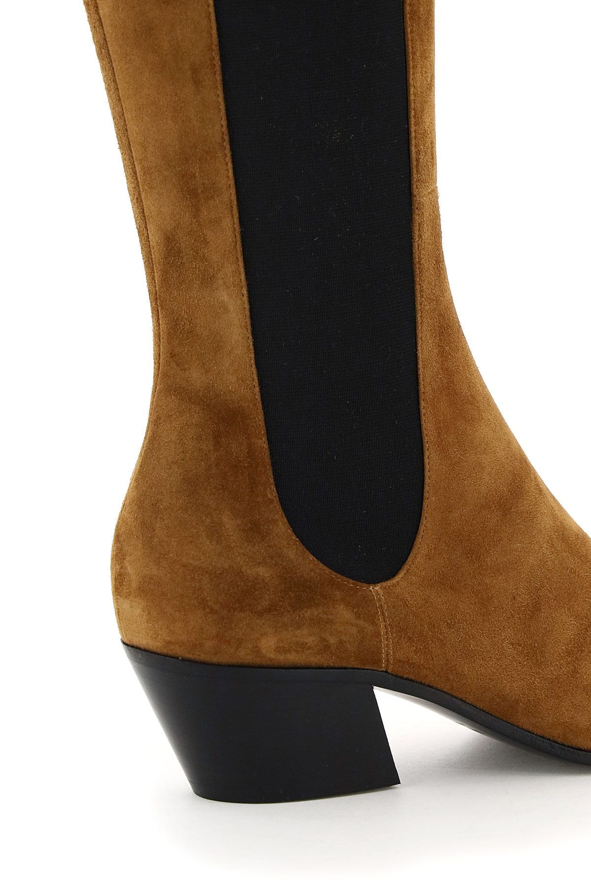 CHESTER KNEE HIGH SUEDE CHELSEA BOOTS - 4