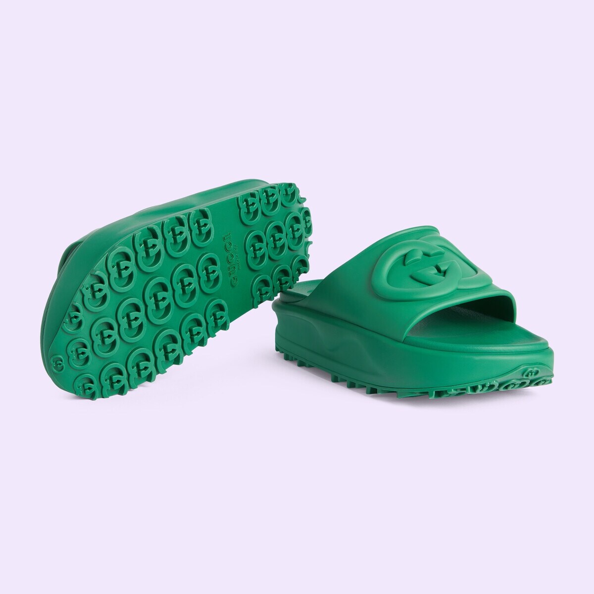 Men's Interlocking G slide sandal - 5