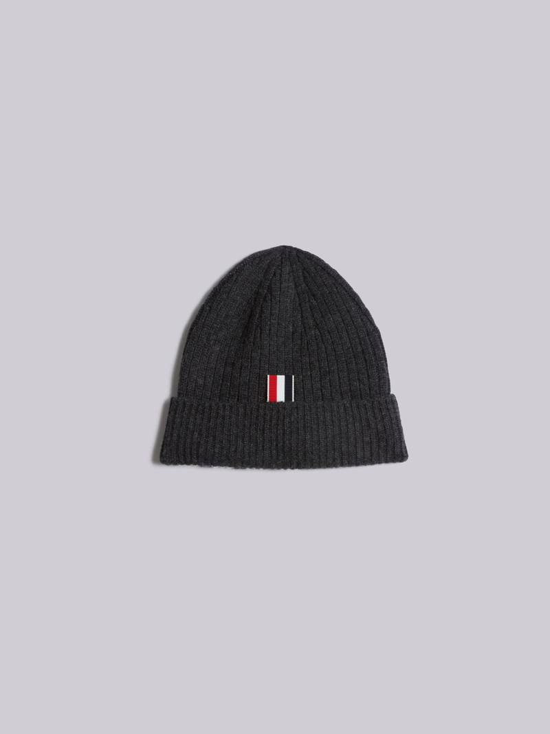 Thom Browne 4-Bar Stripe Cashmere Rib Hat outlook