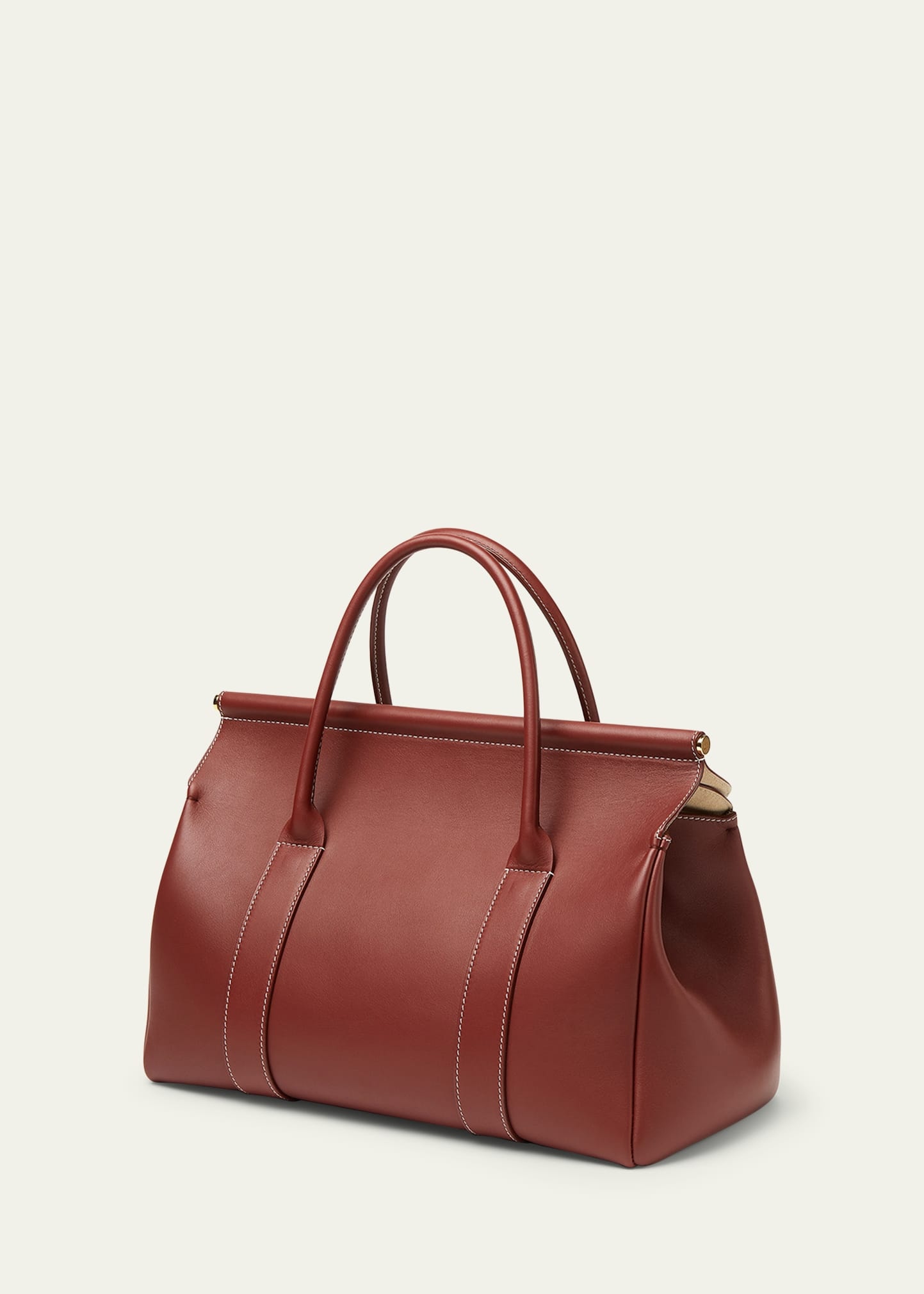 Loom 32 Rounded Leather Top-Handle Bag - 3