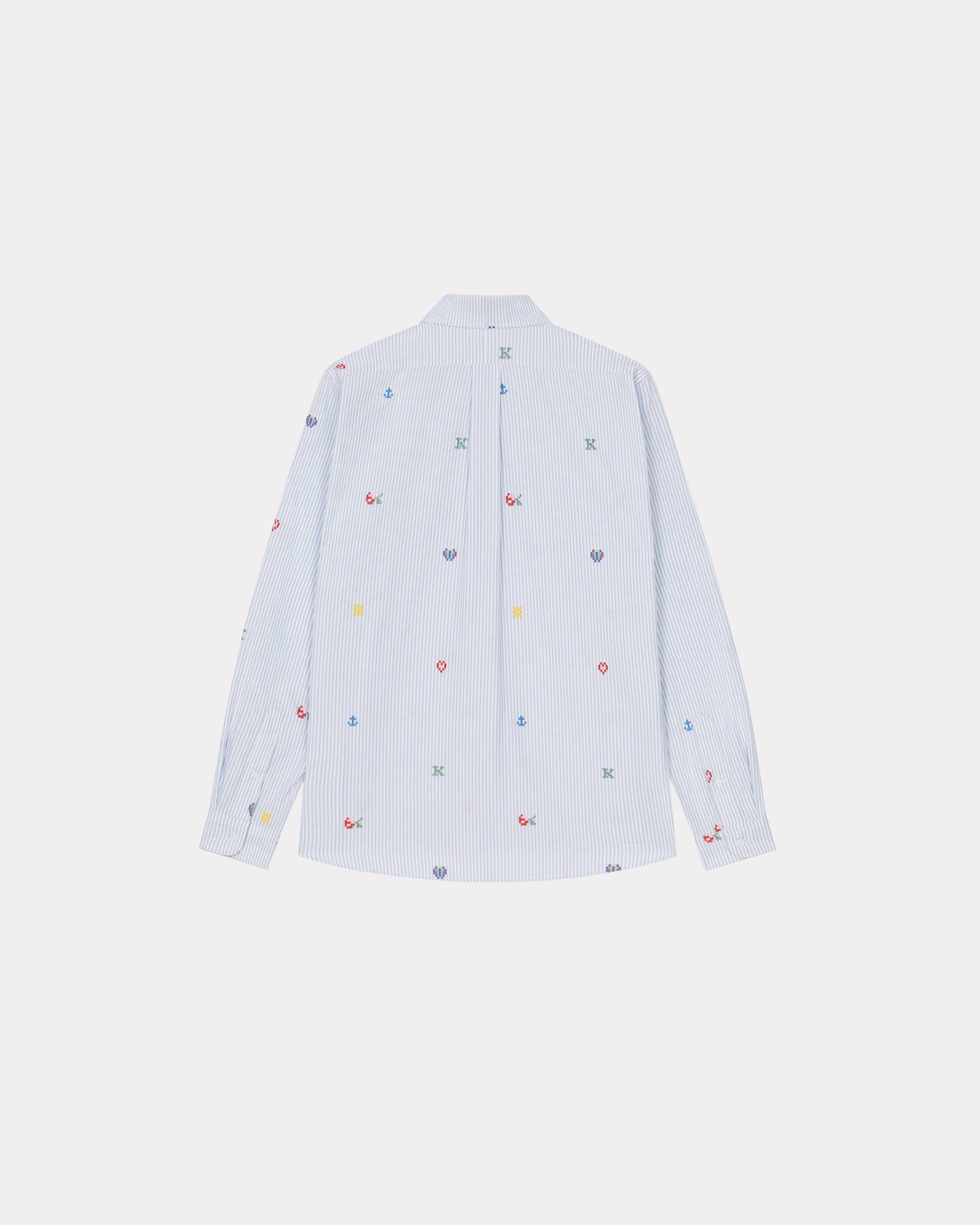 'KENZO Pixel' striped casual shirt - 2