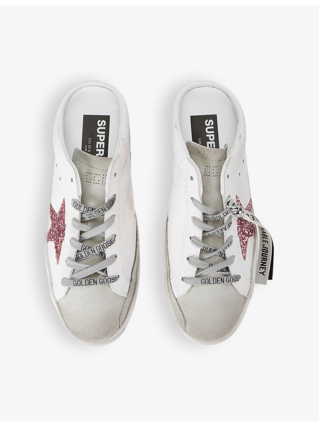 Women's Superstar Sabot backless leather low-top trainers - 2