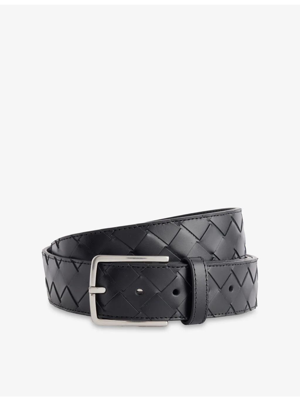 Woven Leather Belt - 1