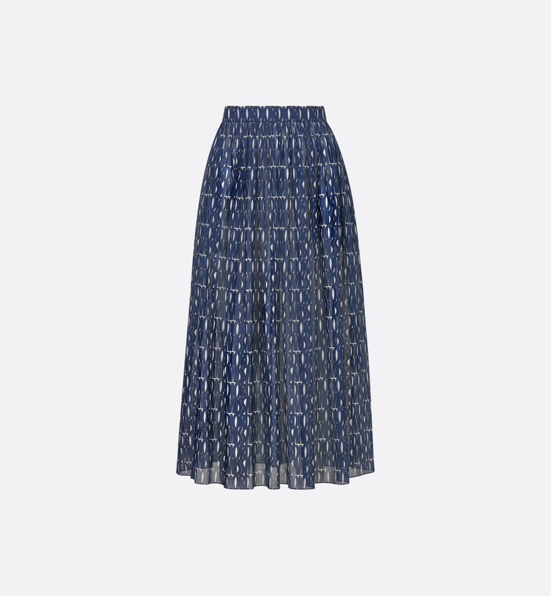 Pleated Mid-Length Skirt 1