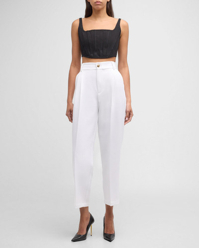 VERSACE JEANS COUTURE Cropped Straight-Leg Pants outlook