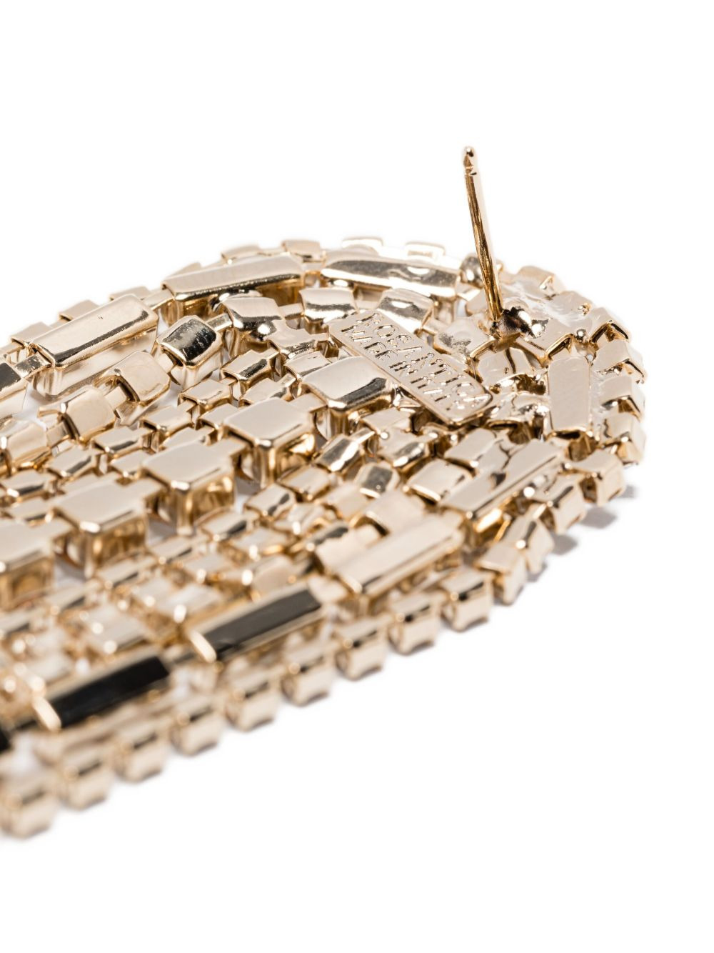 crystal-embellished drop earrings - 3